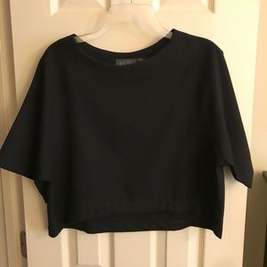 ASTR Black dolman sleeve crop top sz S